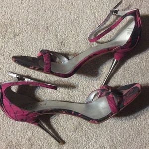 Guess Pink Floral Sandals